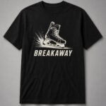 Breakaway Hockey Skate Unisex T-Shirt - Black