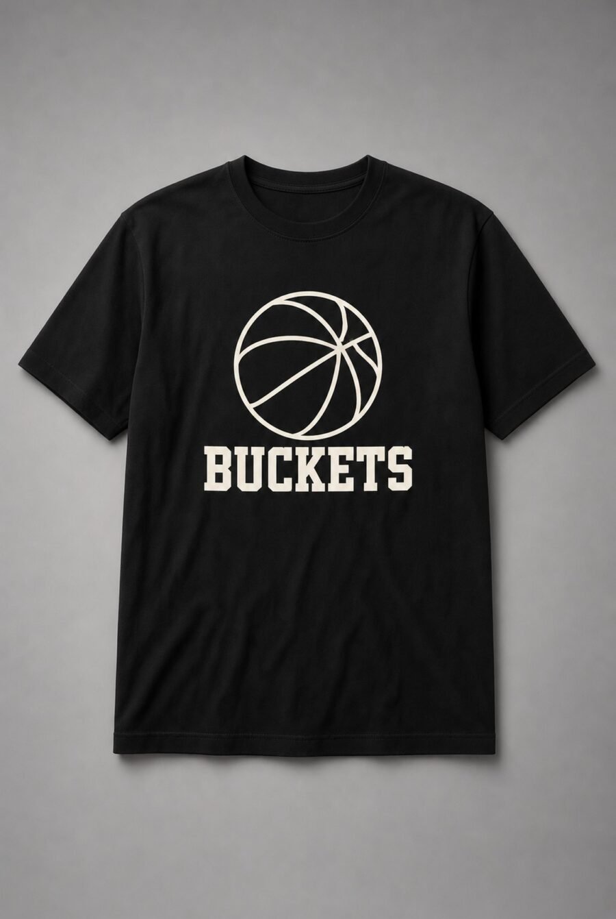 Buckets Basketball Unisex T-Shirt - Black