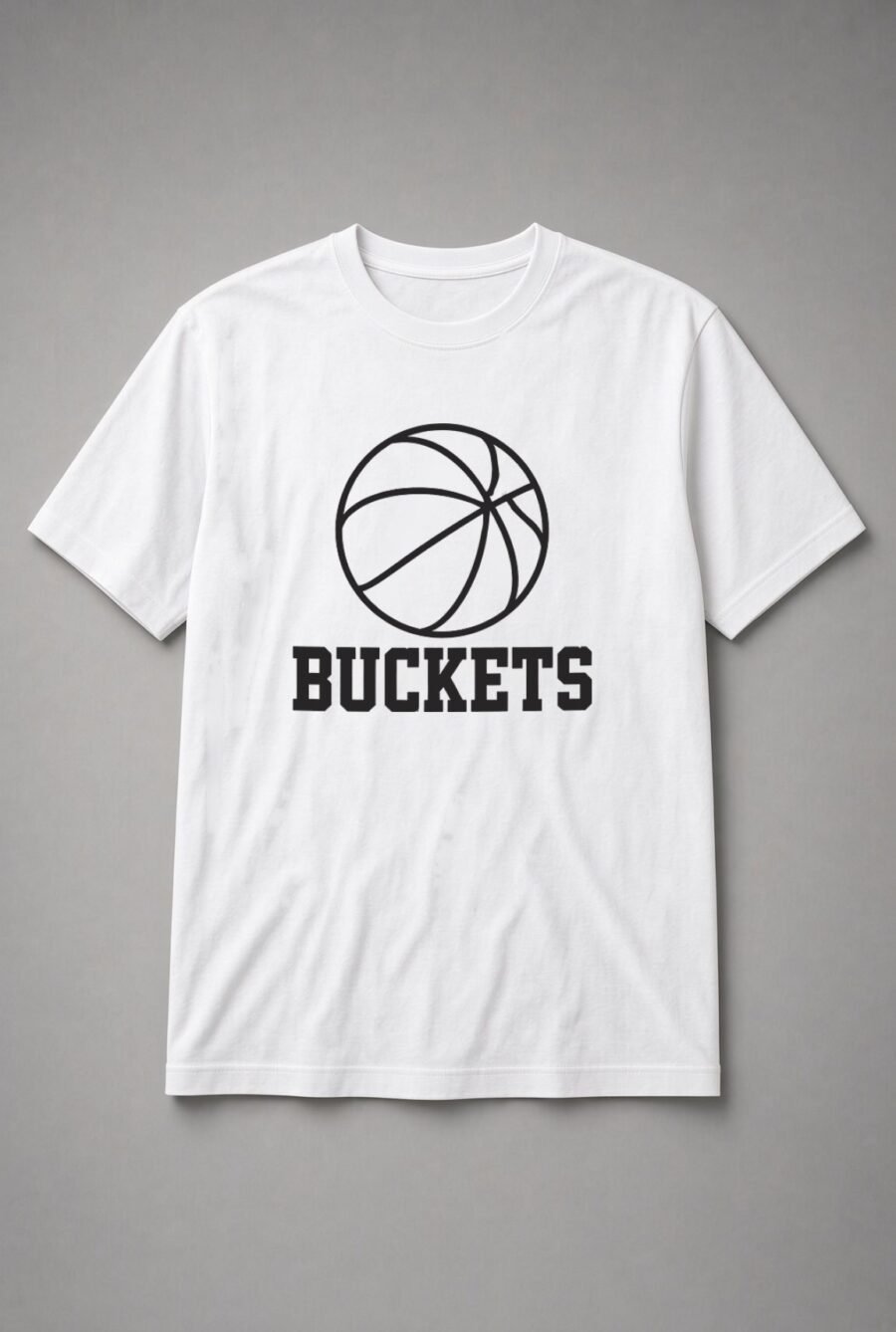 Buckets Basketball Unisex T-Shirt - White