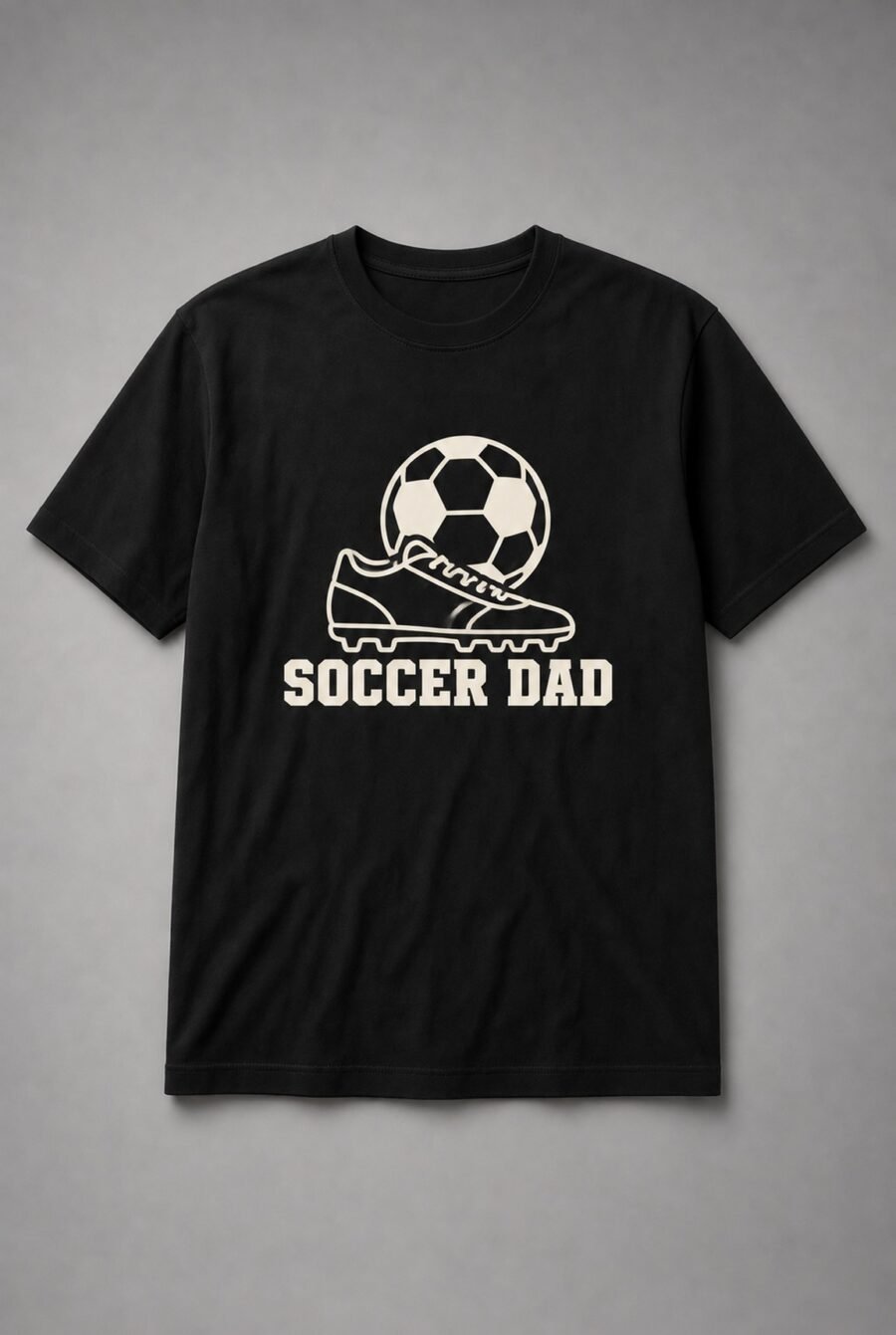 Soccer Dad Ball And Cleat Unisex T-Shirt - Black