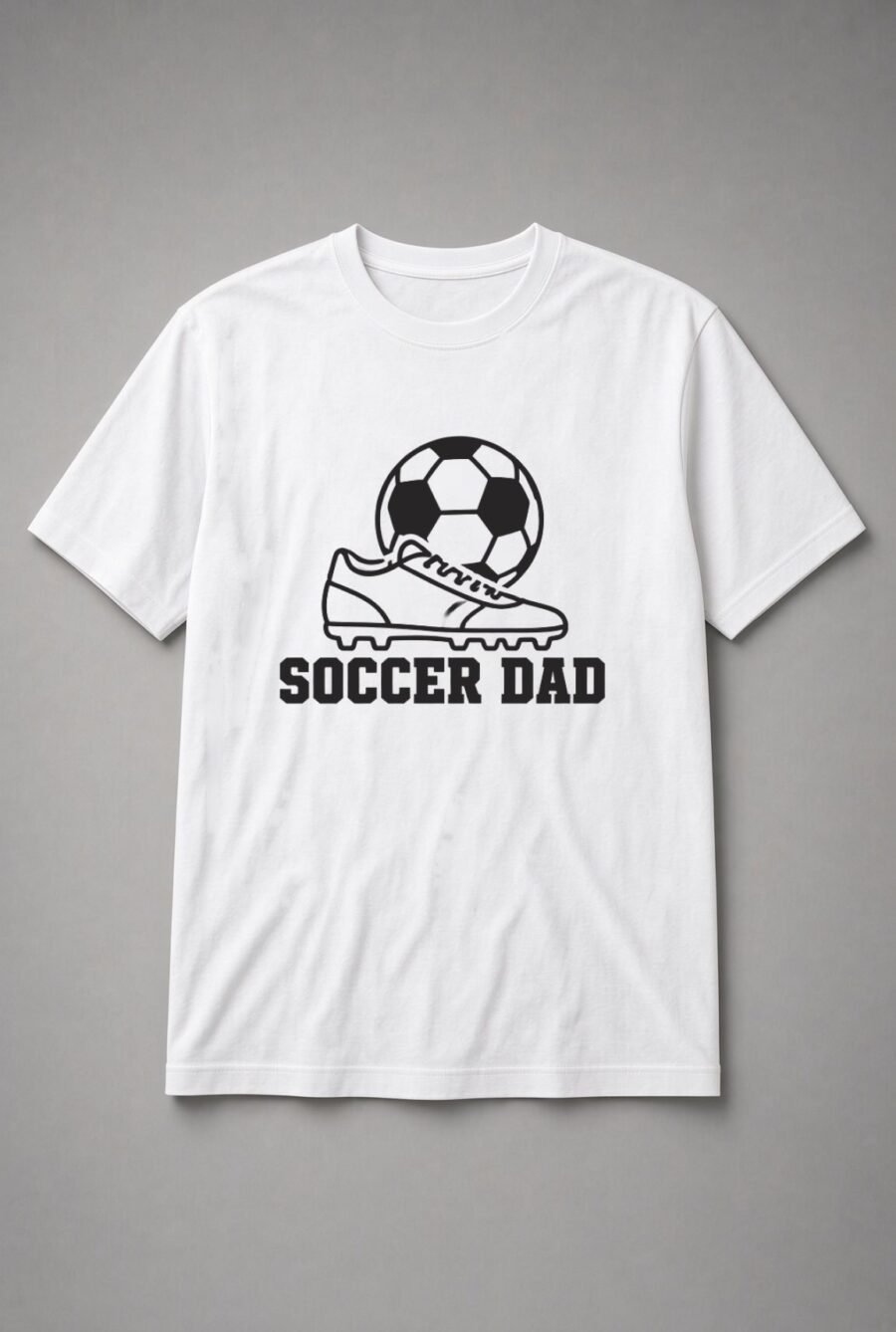 Soccer Dad Ball And Cleat Unisex T-Shirt - White